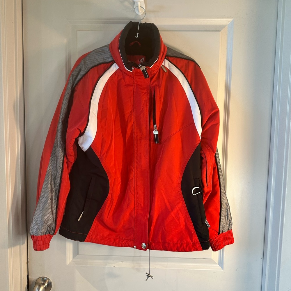 Marker Insulated Ski/ Snowboarding Red, Black & White Jacket, size M/L